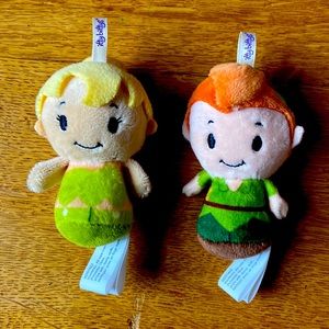 Hallmark Itty Bitty minis- Peter Pan, and Tinker Bell from Disney.